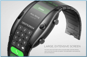 Buy Original ZTE Nubia alpha in Andorra Nubia α A wristwatch cellphone Snapdragon Mobile Phone band Curved surface screen