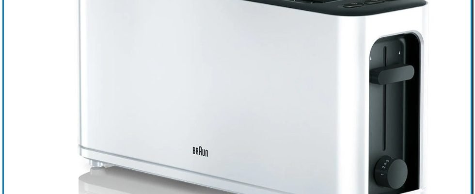 Tostador PurEase HT 3100 un tostador Braun es un auténtico imprescindible en cualquier mesa de desayuno