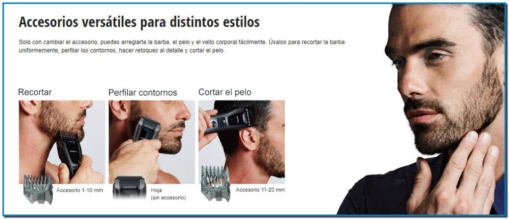 Número de modelo ER-GB60 En mojado/en seco Sí Batería Ni-MH Tiempo de carga Aprox. 1 hora Peines accesorios 11-20mm, 1-10mm Tiempo de funcionamiento/carga Aprox. 50 min Consola de ajustes Sí Luz indicadora de carga LED Tipo de cuchilla De acero inoxidable (45 grados bordes) Ajuste de longitud de corte Sí Dimensiones (altura x anchura x profundidad) Aprox. 180 x 52 x 40 mm Peso Aprox. 172 g Número de modelo ER-GB60 En mojado/en seco Sí Batería Ni-MH Tiempo de carga Aprox. 1 hora Peines accesorios 11-20mm, 1-10mm Tiempo de funcionamiento/carga Aprox. 50 min Consola de ajustes Sí Luz indicadora de carga LED Tipo de cuchilla De acero inoxidable (45 grados bordes) Ajuste de longitud de corte Sí Dimensiones (altura x anchura x profundidad) Aprox. 180 x 52 x 40 mm Peso Aprox. 172 g