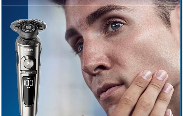 La máquina de afeitar eléctrica S9000 Prestige de Philips se ha diseñado para deslizarse suavemente sobre la piel