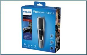 Hairclipper series 5000 Cortapelos lavable HC5630/15 Corte veloz y uniforme . Consigue un corte de pelo uniforme gracias a la tecnología DualCut y Trim-n-Flow Pro. El nuevo diseño del peine-guía evita que el pelo de cualquier longitud se atasque, para que puedas terminar el peinado de una pasada.