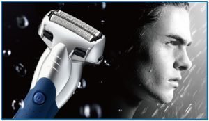 ES-SL41 Las afeitadoras Panasonic Wet / Dry pueden ser utilizadas para un afeitado en mojado con espuma, incluso bajo la ducha o para un afeitado en seco.