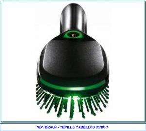 Braun - Cepillo de pelo Satin Hair Brush SB1 - con tecnología iónica IONTEC de Braun 3,5 de 5 estrellas 169 valoraciones No disponible. Tecnología iónica para conseguir un cabello brillante de salud Púas sin junturas para no dañar el cabello Cabezal extraíble para una limpieza sencilla Formato bolsillo para llevarlo a cualquier lado 2 pilas Duracell incluidas
