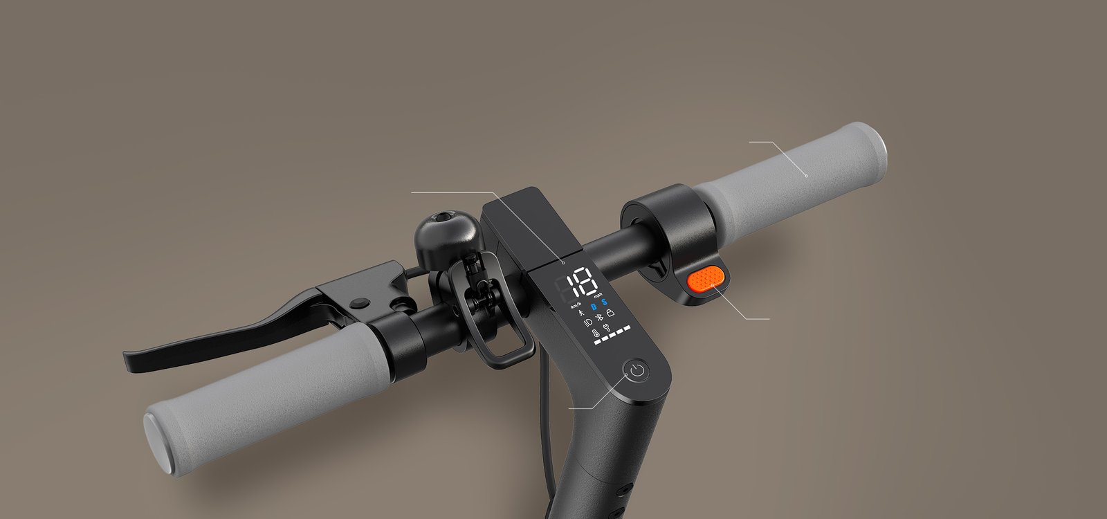 Plegado rápido en solo 3 segundos Gracias al ingenioso diseño estructural, Mi Electric Scooter Essential puede plegarse en sólo 3 segundos. Con una altura de plegado de sólo 49 cm, el vehículo es compacto y ocupa menos espacio, lo que facilita su transporte.